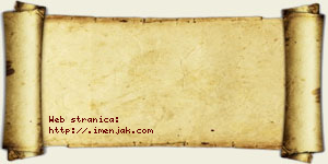 Tamara Jačović vizit kartica